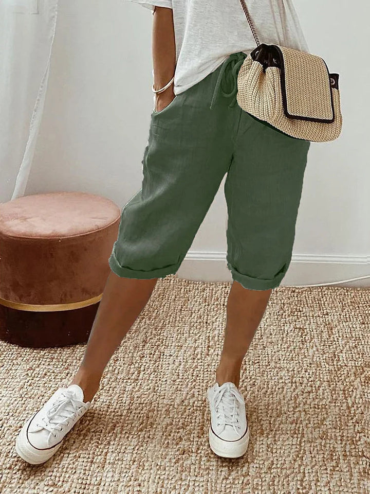 Anika | Cotton shorts Breathable, relaxed fit, practical side pockets 3