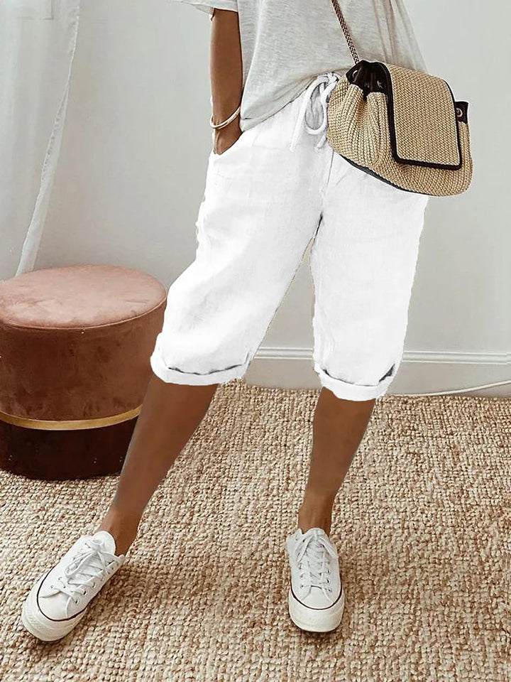 Anika | Cotton shorts Breathable, relaxed fit, practical side pockets 9