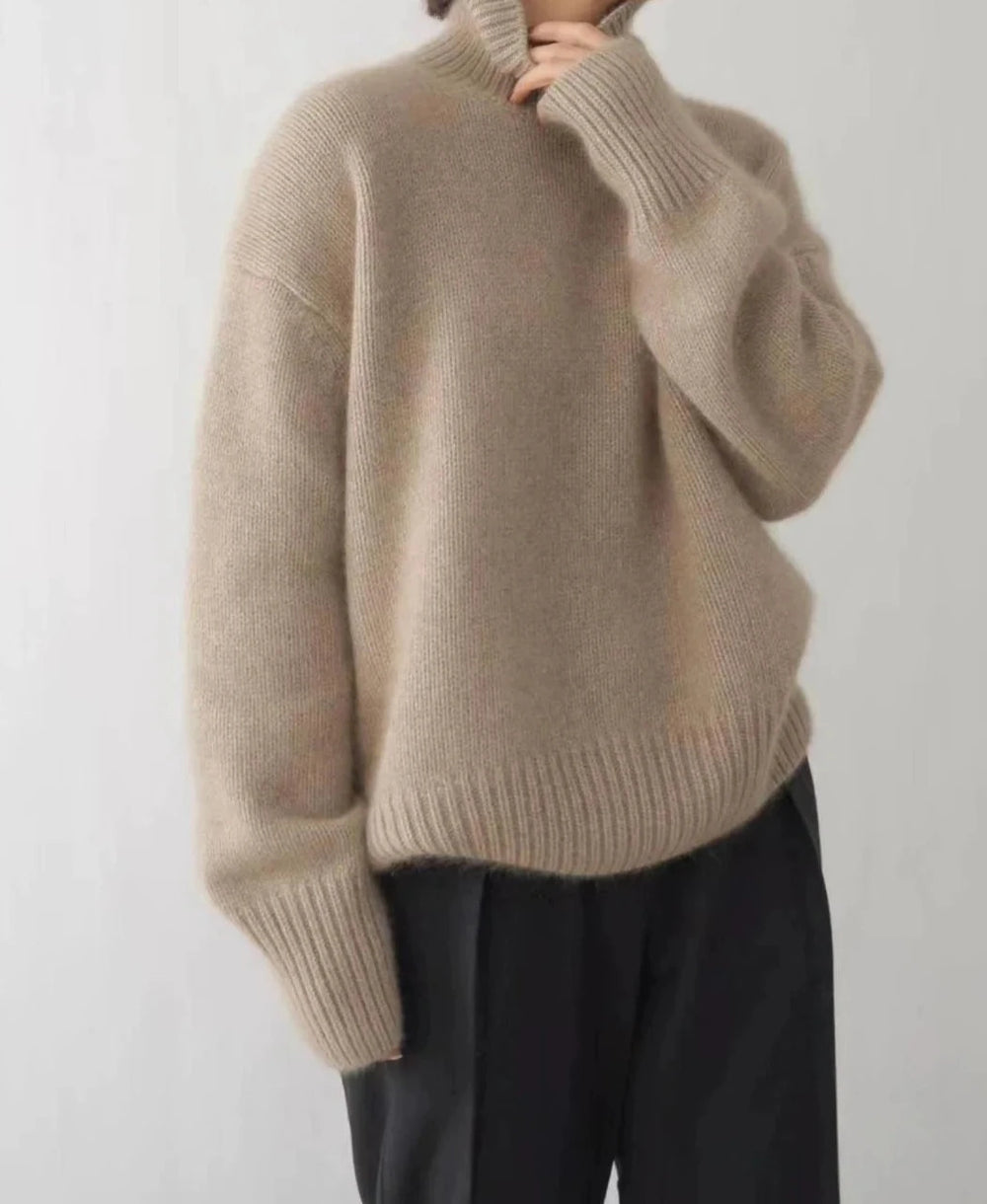 Elegant and warm turtleneck sweater 6