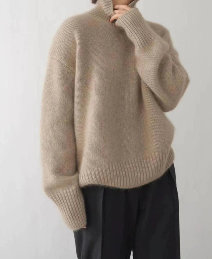 Elegant and warm turtleneck sweater 6