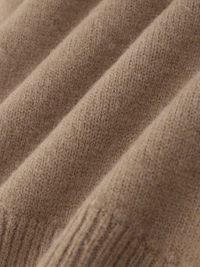 Elegant and warm turtleneck sweater 8