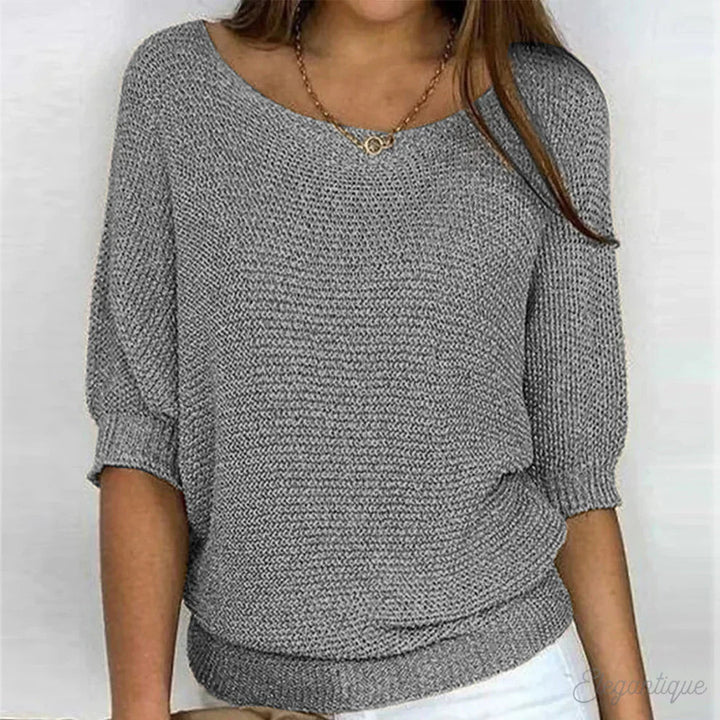 Elegant cable-knit sweater – comfortable and versatile style 1