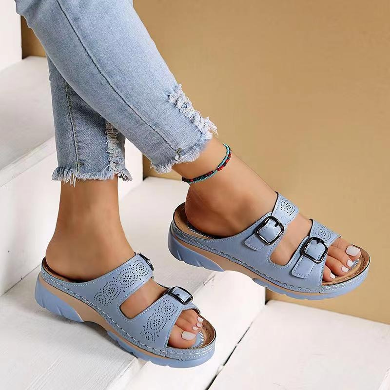 Federica | Sandals made of orthopedic leather for maximum comfort 3