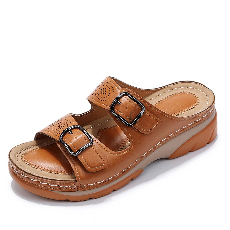 Federica | Sandals made of orthopedic leather for maximum comfort 5