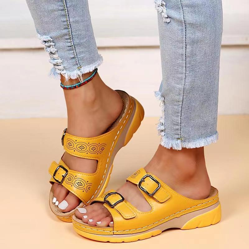 Federica | Sandals made of orthopedic leather for maximum comfort 7