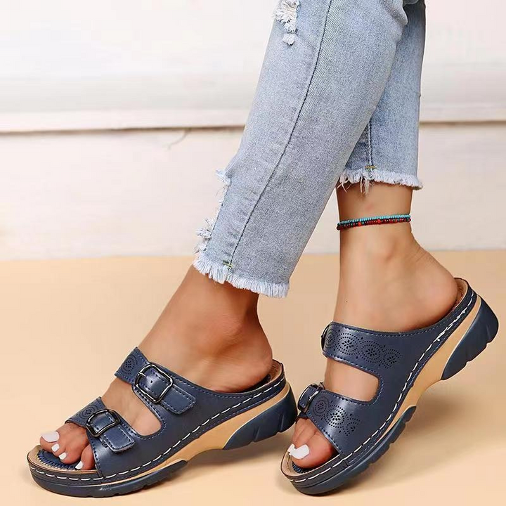 Federica | Sandals made of orthopedic leather for maximum comfort 8