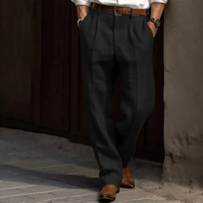 Felix | Comfortable suit trousers in a baggy fit 2