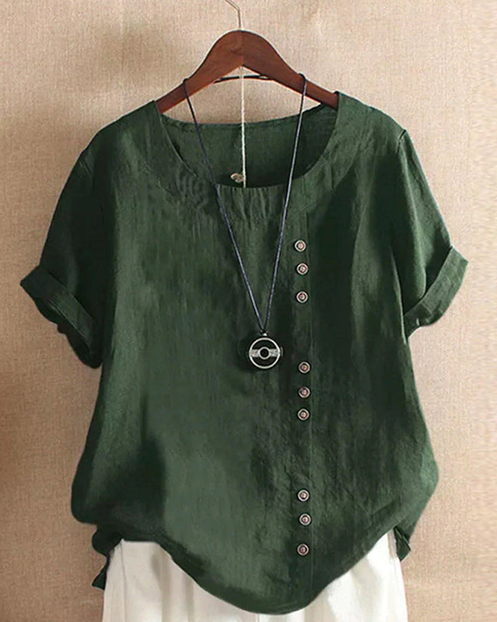Kelly | Women's short-sleeved round-neck blouse 11
