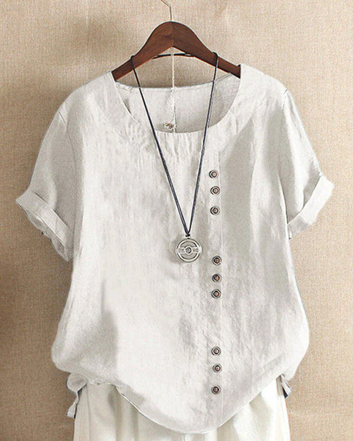 Kelly | Women's short-sleeved round-neck blouse 2