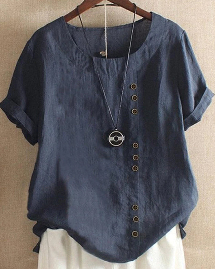 Kelly | Women's short-sleeved round-neck blouse 4
