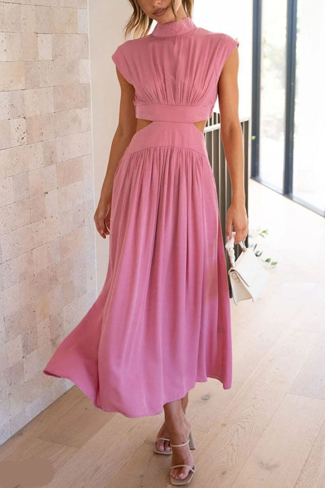 Lorna | Midi dress Tailored design made from high-quality cotton 5