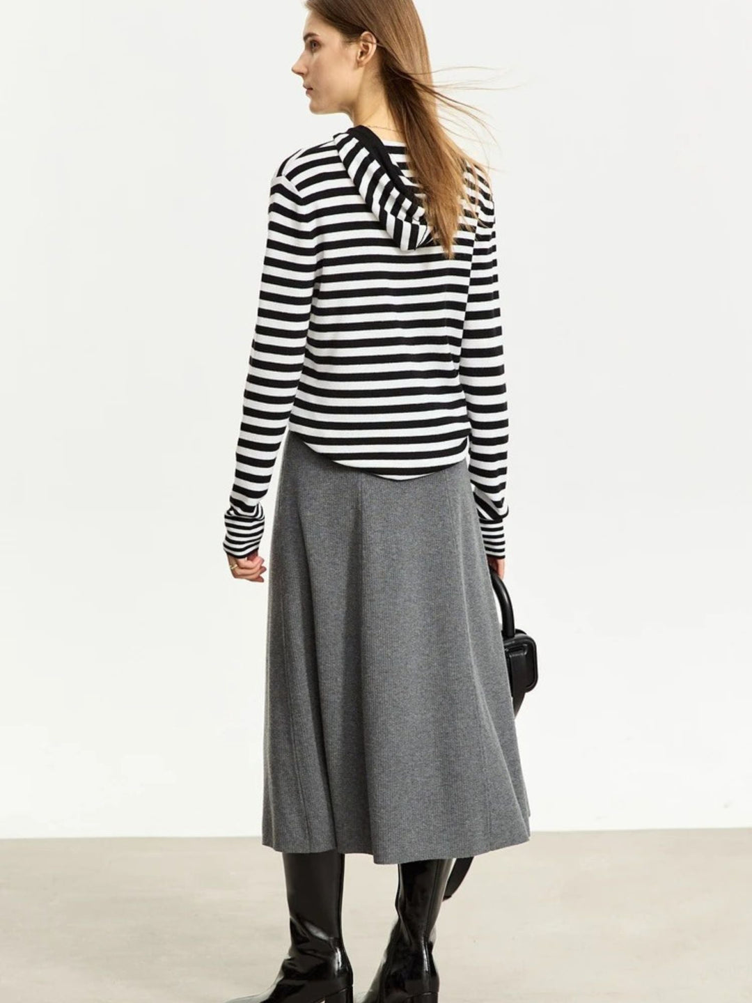 Padded A-line skirt 1