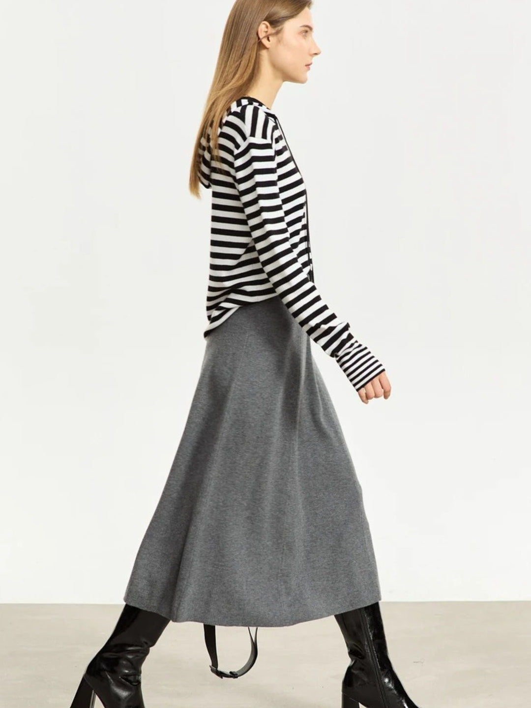 Padded A-line skirt 2