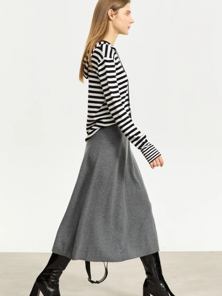Padded A-line skirt 2