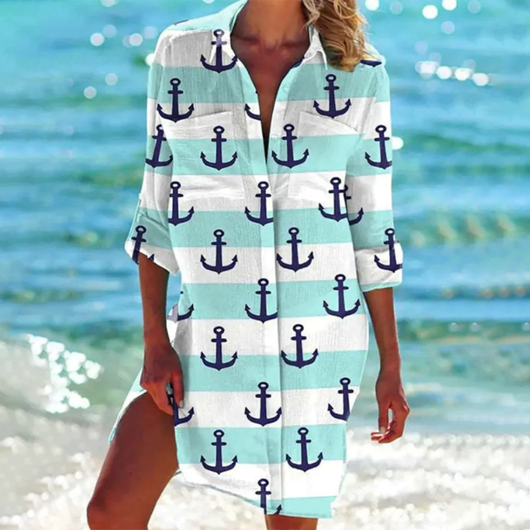 Valencia | A-line cut – colorful summer shirt 5