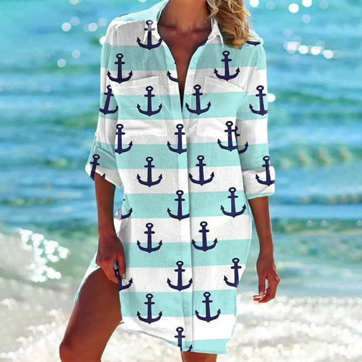 Valencia | A-line cut – colorful summer shirt 5